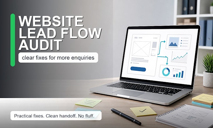 review your website and give a clear lead conversion fix plan