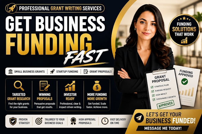 write business grant proposal grant application startup funding help