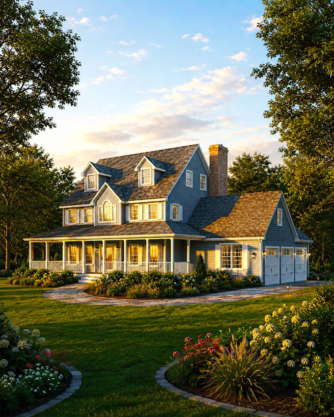 virtual staging and draw or redraw professional house plans