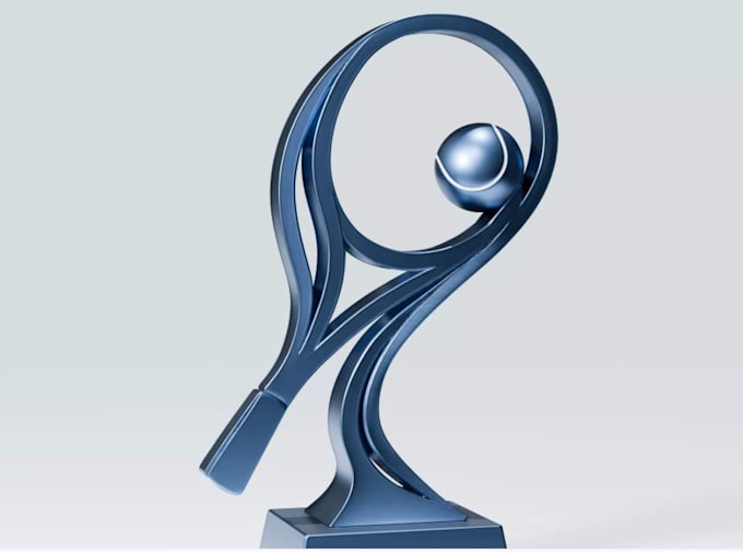 3d model custom awards, medal, trophy keychains, trophy statues for 3d printing