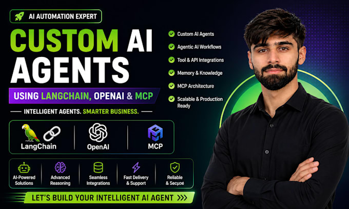 build custom ai agents using langchain, openai and mcp
