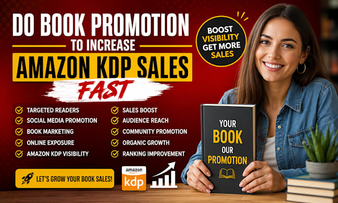do book promotion to increase amazon KDP sales fast
