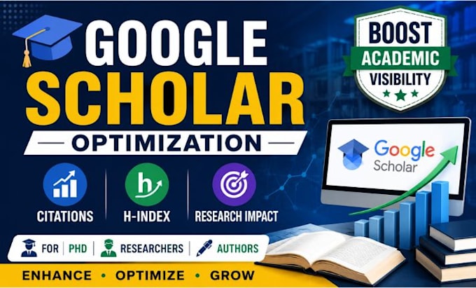 increase google scholar citation with researchgate, high indexed journals