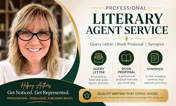write query letter, book proposal and synopsis for authors