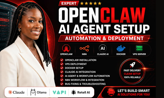 setup openclaw ai agent with docker and vps