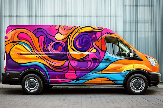 vehicle wrap, car wrap design