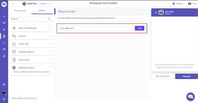 build web scraping bot, gmail bot, sms bot, email bot, sender bot, alert bot