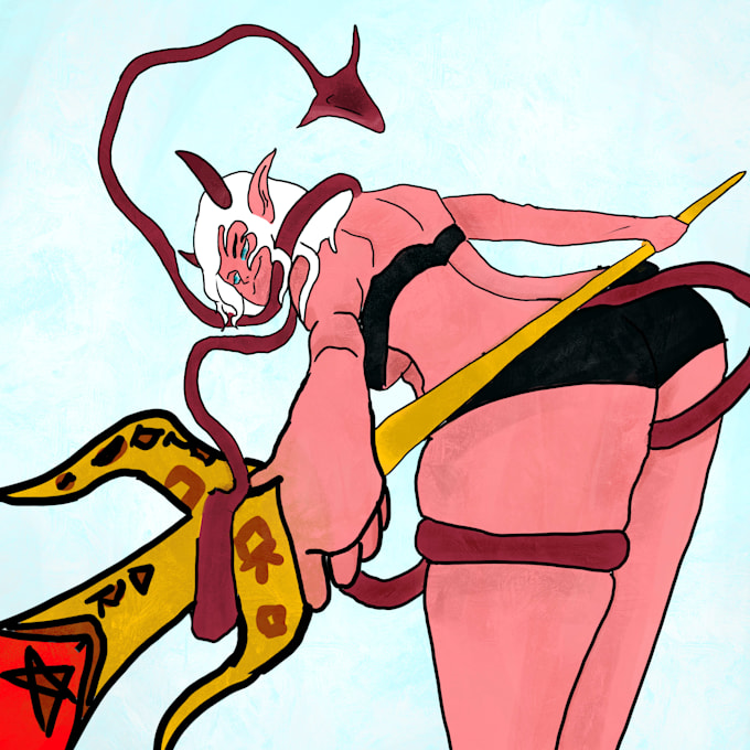 draw custom anime or fantasy character