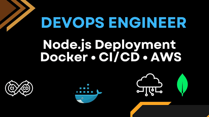 deploy nodejs on AWS contabo or any vps using docker nginx and cicd