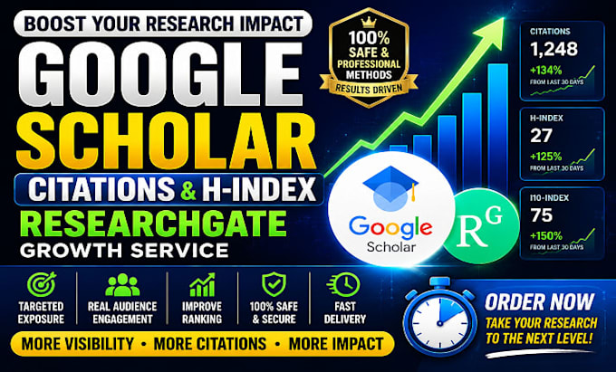optimize google scholar citations researchgate and h index