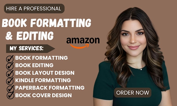 do kdp book formatting, layout design, book editing manuscript format