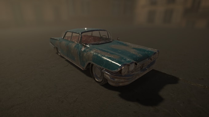 create a game ready vehicle model for unreal engine or unity