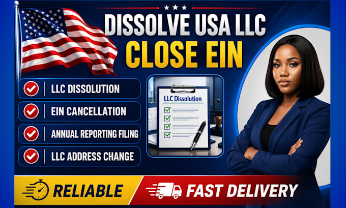 dissolve US llc or cancel corporation and close ein