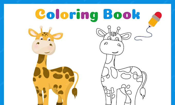 design kids coloring book and activity book for amazon KDP