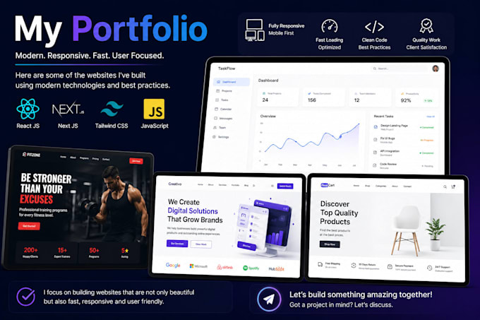 be your developer front end web developer frontend react website programmer