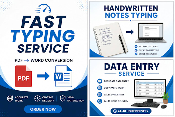 do fast typing work for PDF, notes and documents