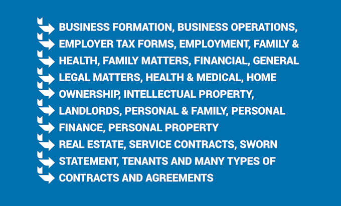 draft legal contract, legal agreement or document