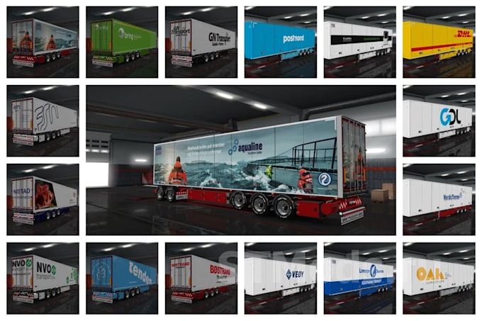 create ets2, ats, fs22 and beamng custom trucks, trailers, maps, skins