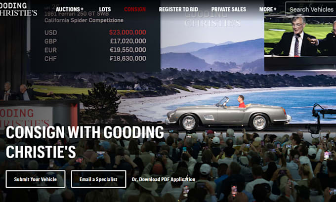 design squarespace auction multi vendor website real time bidding system