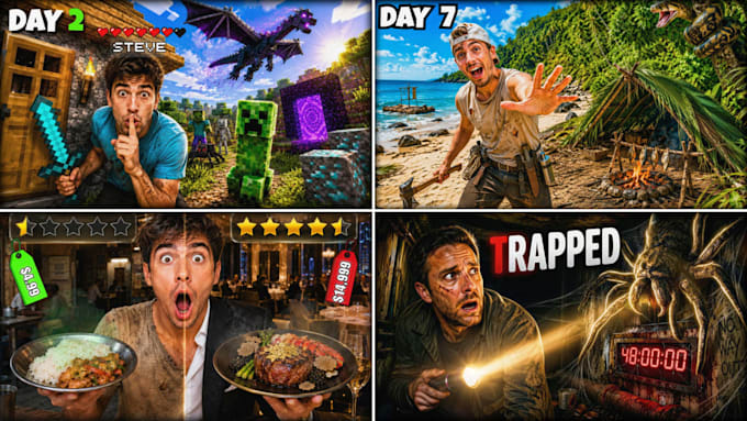 design professional high CTR youtube thumbnails