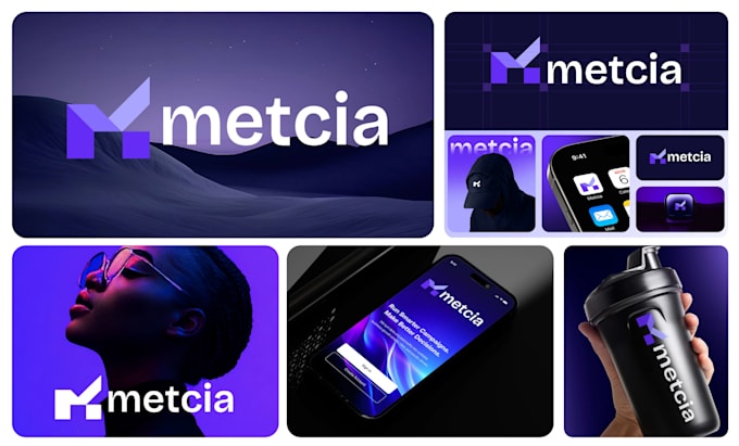 design a modern logo, branding kit and complete brand style guide