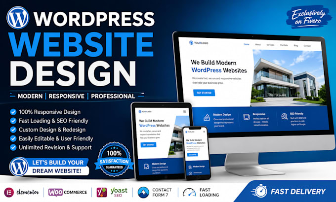 build  wordpress website for business owners
