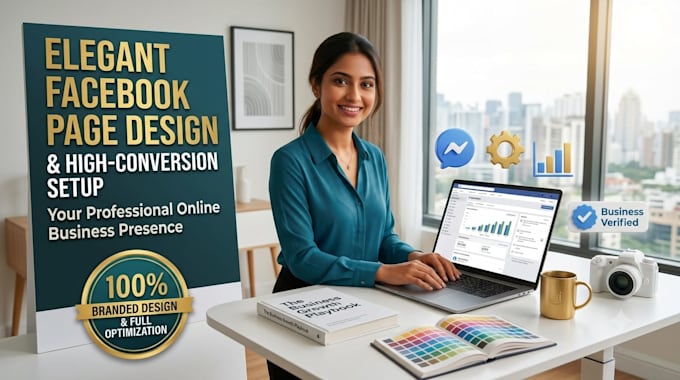 create and setup facebook page and fb business page design