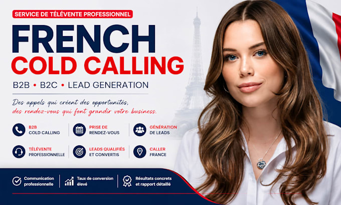professional french b2b cold calling, lead generation and appointment setting