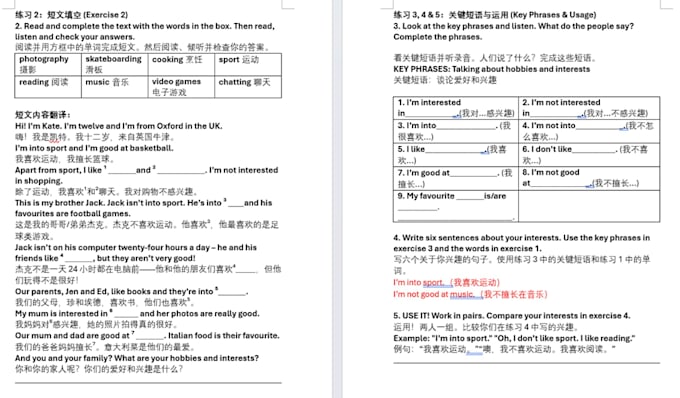 translate and localize your educational materials and textbooks