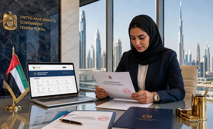 prepare and submit uae government tender applications
