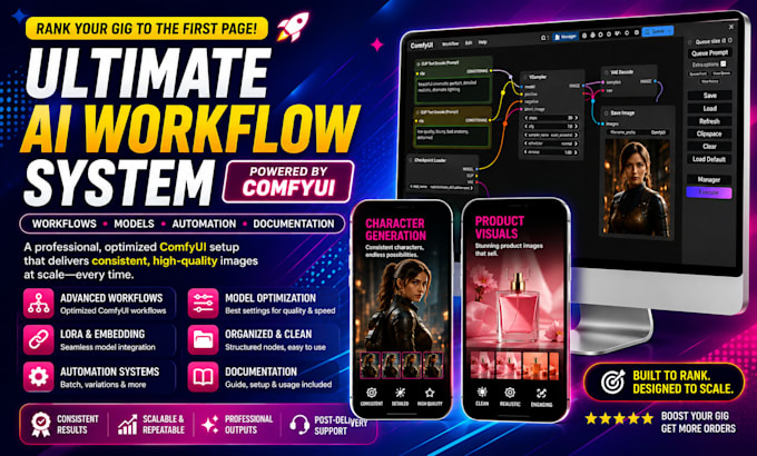 build stunning ai workflow automation in comfyui for image generation