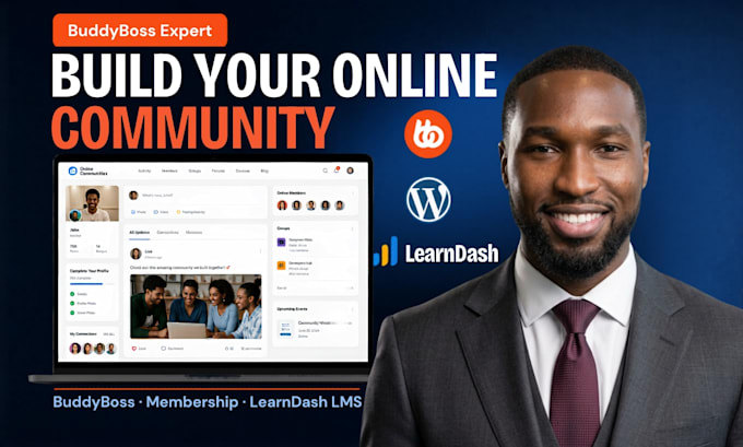 build wordpress lms website with learndash buddyboss tutor buddyboss masterstudy