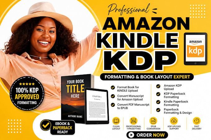 convert format book manuscript paperback ebook layout for amazon KDP upload