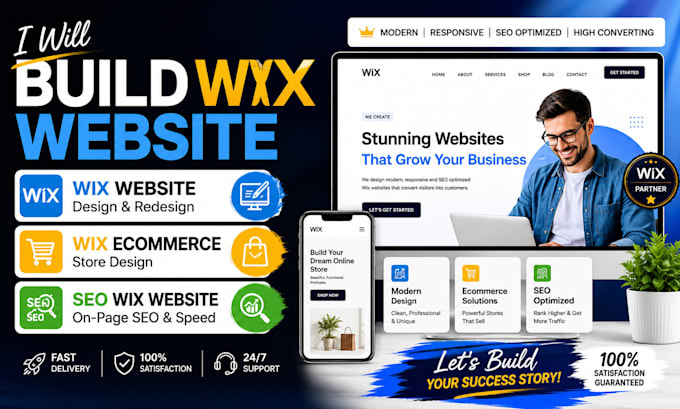 build wix website wix ecommerce website and seo wix website development