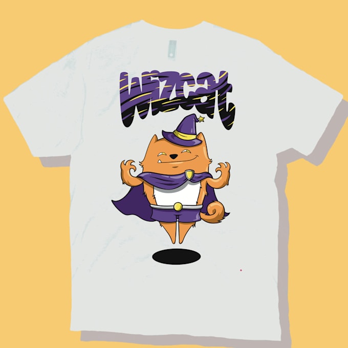 draw cute cartoon tshirt illustration design