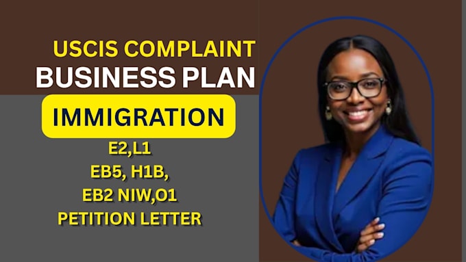 draft uscis optimized eb1, eb2 niw, l1, and e2 immigration business plans