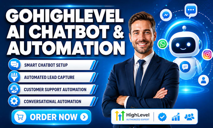 setup gohighlevel ai chatbot conversational automation lead customer support