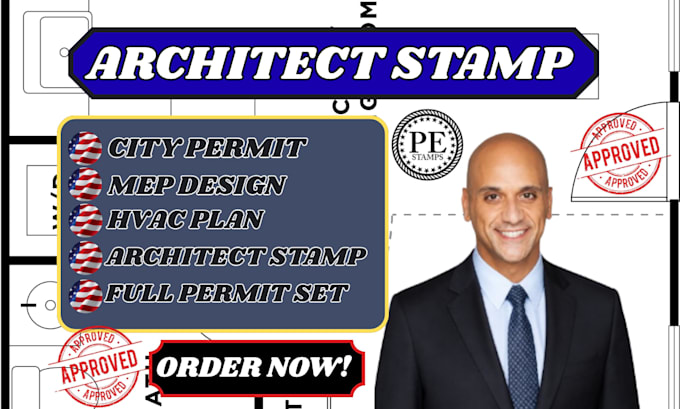 create city permit drawings with licensed architectural and pe stamp services