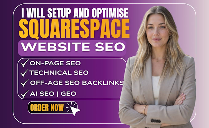 setup squarespace and optimise SEO for squarespace website for google rank
