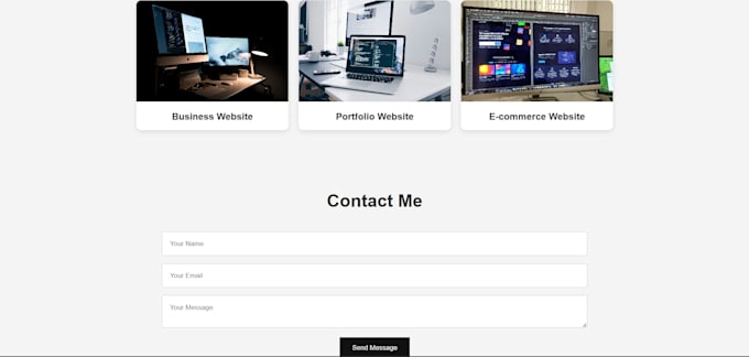 create a responsive HTML and CSS website