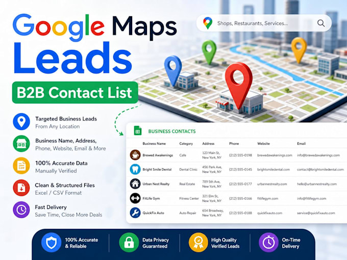 do google map scraping and bussiness lead generation