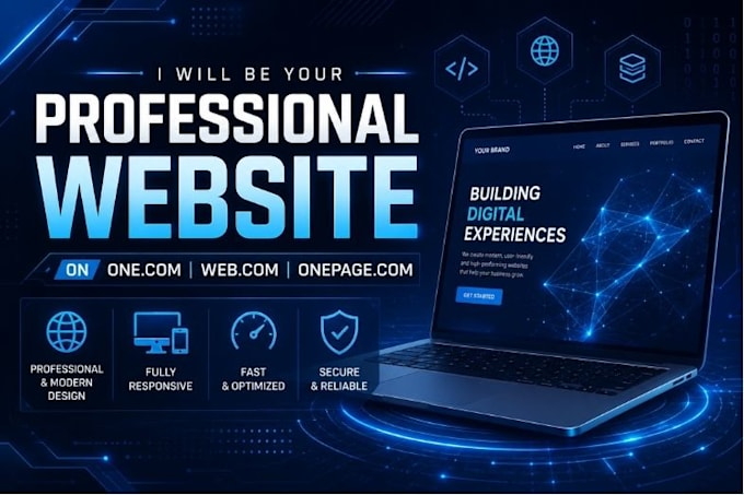 be your professional website on one com web com onepage website com