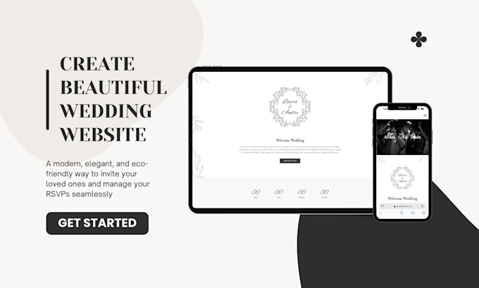 make a wedding invitation website include rsvp