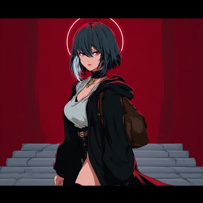 drawing anime artwork illustration with high quality