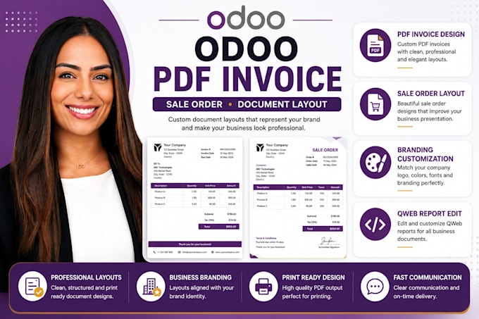 do odoo document layout customization design custom pdf invoice and sale orders