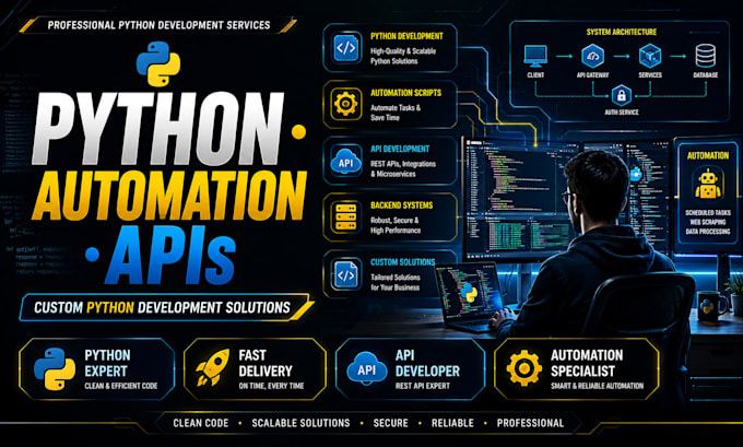 develop python automation scripts