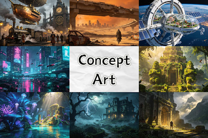design custom ai illustration and digital artwork