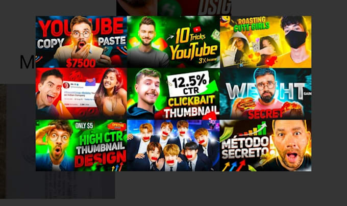 make attractive youtube thumbnails