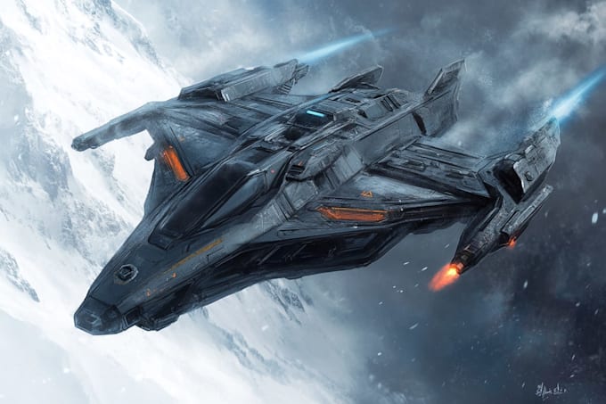 do sci fi spaceship design