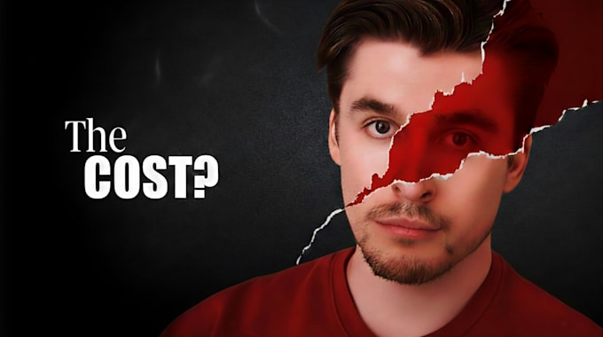 design high CTR minimalistic thumbnail